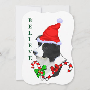 Border Collie Christmas Feiertagskarte
