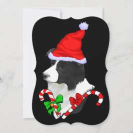 Border Collie Christmas Feiertagskarte
