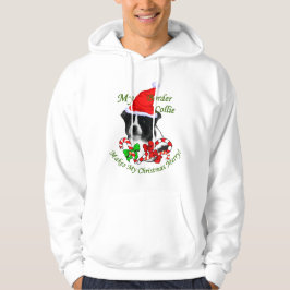 Border Collie Christmas Geschenke Hoodie