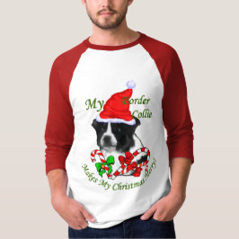 Border Collie Christmas Geschenke T-Shirt