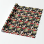Border Collie Christmas Geschenkpapier<br><div class="desc">Border Collie Weihnachten,  buntes Urlaubsdesign.</div>