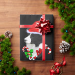 Border Collie Christmas Geschenkpapier<br><div class="desc">Schöne Geschenke erwarten Sie mit diesem atemberaubenden Border Collie Weihnachtspapier. Geschenke,  die fast zu hübsch zum Öffnen sind!</div>