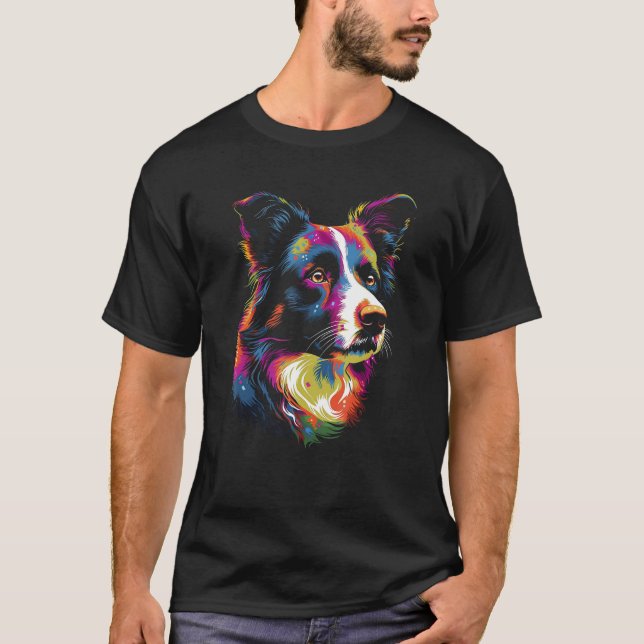 Border Collie Dog Dog  Dog Owner T-Shirt (Vorderseite)