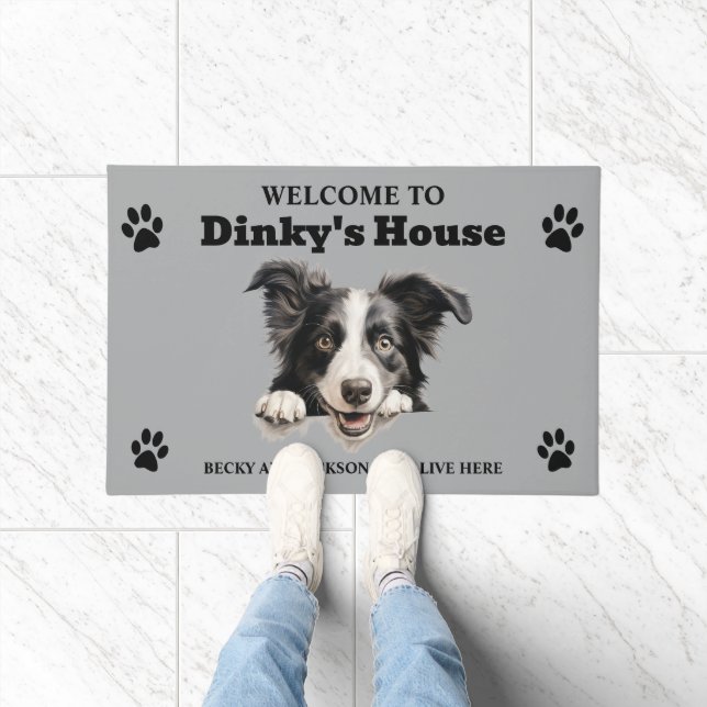 Border Collie Dog Fußmatte (Indoor)