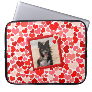 Border Collie Dog Hört Laptop Sleeves