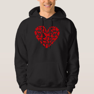 Border Collie Dog Lover Herzerkrankung Collie Vale Hoodie