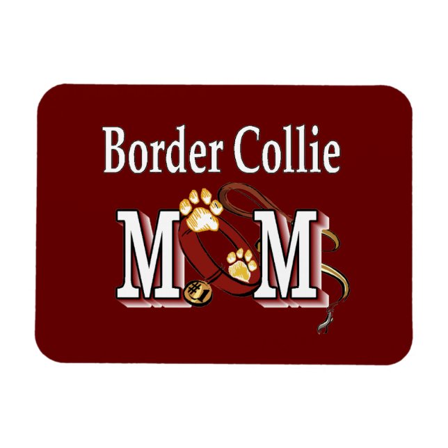 Border Collie Dog MAMA Magnet (Horizontal)