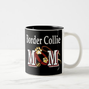 Border Collie Dog MAMA Zweifarbige Tasse