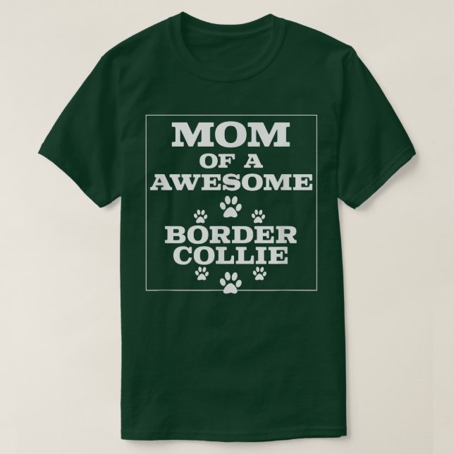 Border Collie dog owner women  T-Shirt (Design vorne)