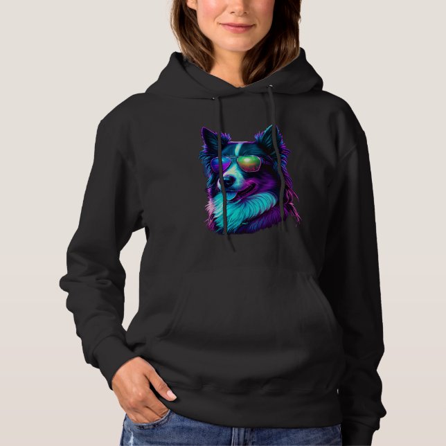 Border Collie Dogs Border Collies Hoodie (Vorderseite)