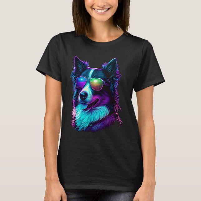 Border Collie Dogs Border Collies T-Shirt (Vorderseite)