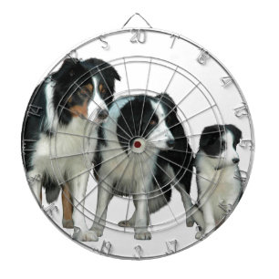 Border Collie Dogs Dartscheibe