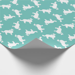 Border Collie Doppy Puppy Geschenkpapier