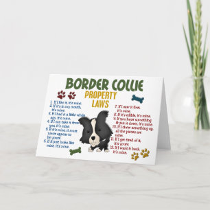 Border-Collie-Eigentums-Gesetze 4 Karte