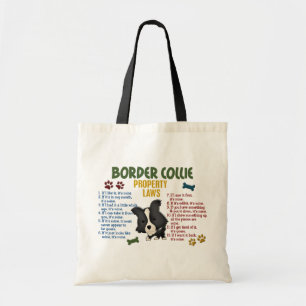 Border-Collie-Eigentums-Gesetze 4 Tragetasche