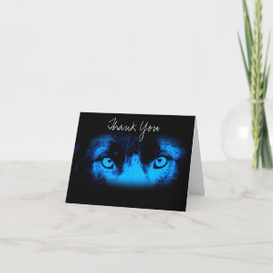 Border Collie Eyes Danke Karte