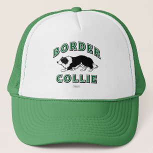Border-Collie-Fernlastfahrer-Hut Truckerkappe