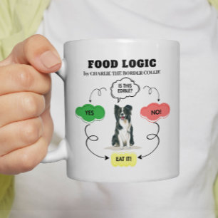 Border Collie Food Logic Kaffeetasse