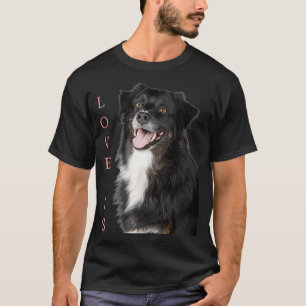 Border Collie Frauen Männer Kinder Lieben Hund Mam T-Shirt