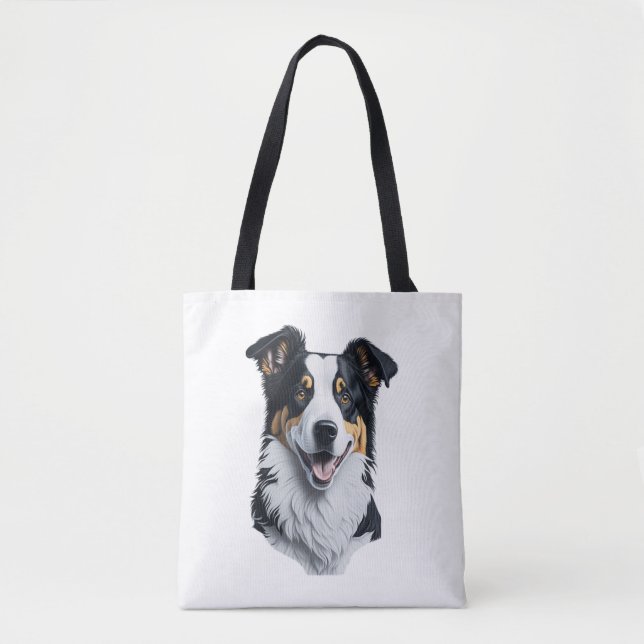 Border Collie Gesicht (Vorderseite)