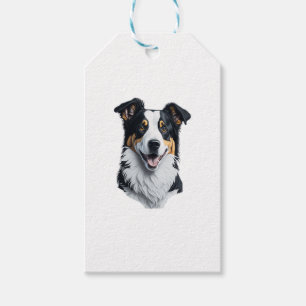 Border Collie Gesicht Geschenkanhänger