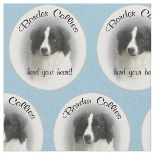 Border-Collie-Gewebe Stoff