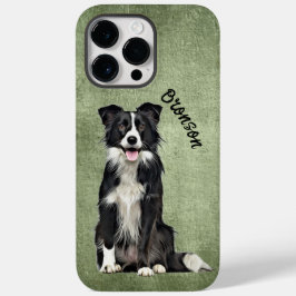 Border Collie Grunge Case-Mate iPhone Case