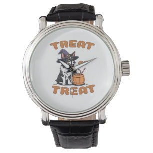 Border Collie Halloween Dog Kostüm "Leckerei oder  Armbanduhr