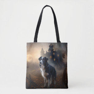 Border Collie Halloween Gruselig