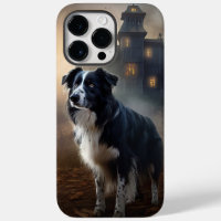Border Collie Halloween Gruselig