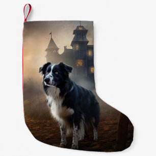 Border Collie Halloween Gruselig Kleiner Weihnachtsstrumpf