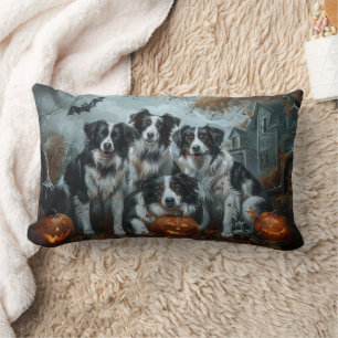 Border Collie Halloween Night Doggy Delight Lendenkissen