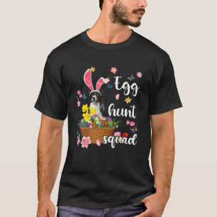 Border Collie Happy Ostertag Osterfest farbiges Ei T-Shirt