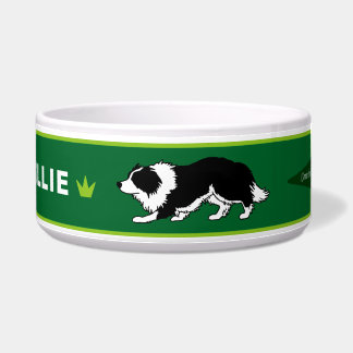 Border-Collie-Haustier-Schüssel Napf