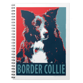 Border Collie Hope Parody Poster Notizblock