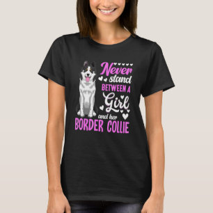 Border Collie Hund für Border Collie Besitzer für T-Shirt
