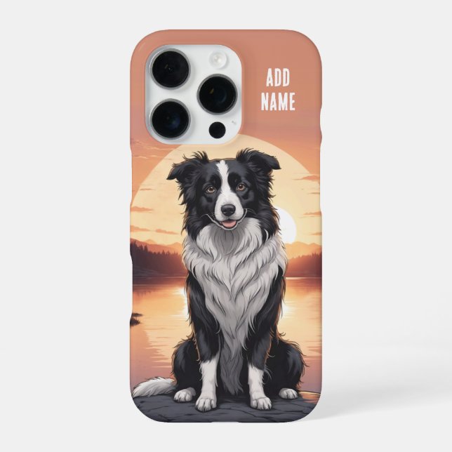 Border Collie Hund iPhone Hülle (Rückseite)