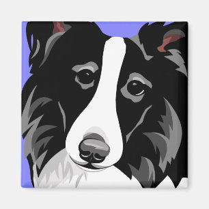 Border-Collie-Hund Magnet