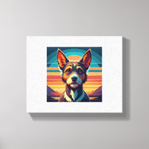 Border Collie-Hunde-Shirt Leinwanddruck
