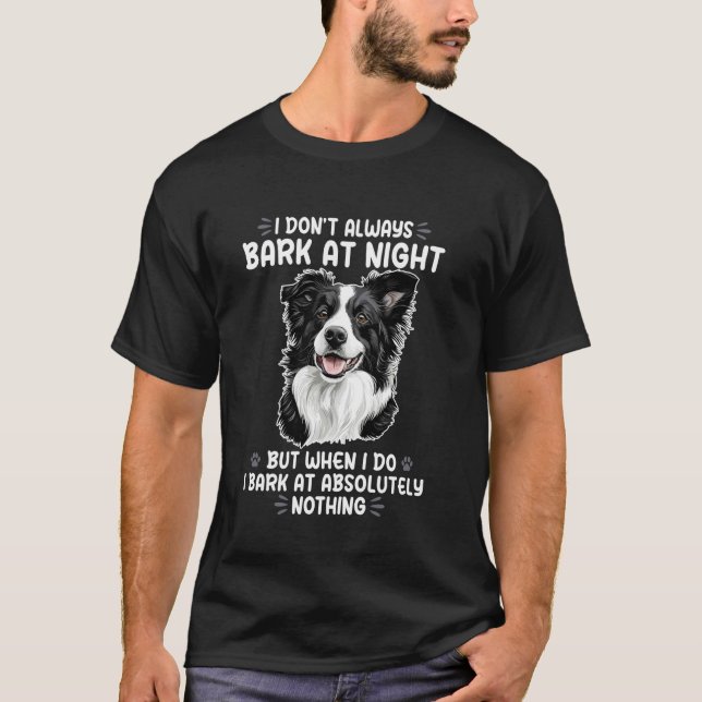 Border Collie-Hundebesitzer T-Shirt (Vorderseite)