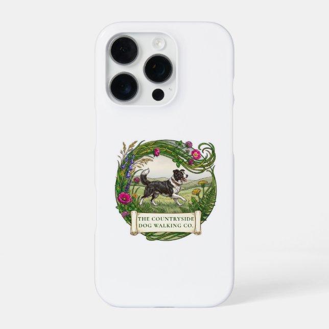Border Collie Hundebetreuer Custom iPhone Hülle iPhone 16 Pro Hülle (Rückseite)