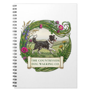 Border Collie Hundebetreuer Notizbuch mit individu Notizblock