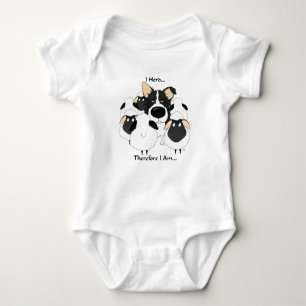 Border-Collie - i-Herde… deshalb bin ich Baby Strampler