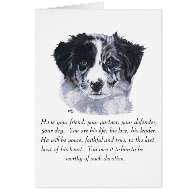 Border Collie Keepsakes (Vorne)