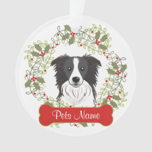 Border-Collie-kundengerechte Verzierung Ornament