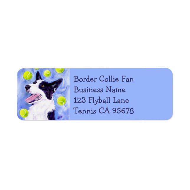 Border Collie Labels - "Magpie's Gold" (Vorne)