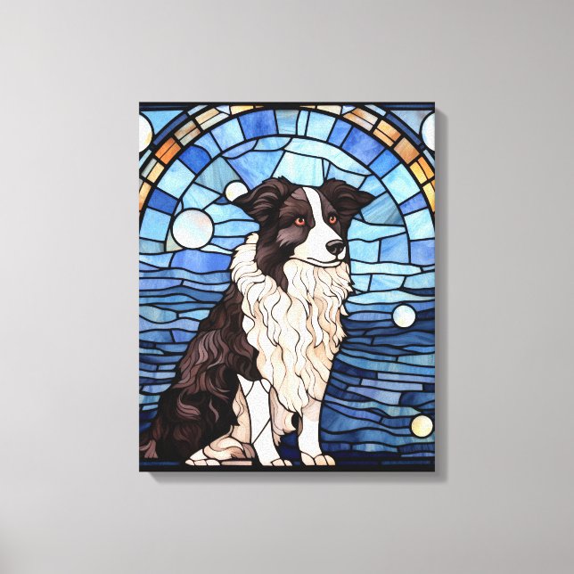 Border Collie Leinwanddruck (Vorderseite)