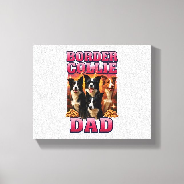 Border Collie    Leinwanddruck (Vorderseite)