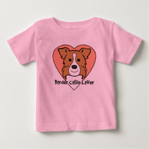 Border-Collie-Liebhaber Baby T-shirt