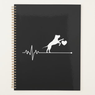 Border Collie Liebhaber-Mutter-Geschenke Herzschla Planer